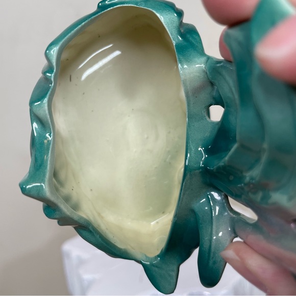 Vintage 1950s MCM Ceramic Standing Pink Flamingo Planter Figurine - Picture 11 of 16